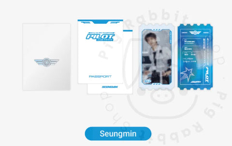 Stray Kids PASSPORT SET - 'PILOT : FOR ★★★★★' - Pig Rabbit Shop Kpop store Spain
