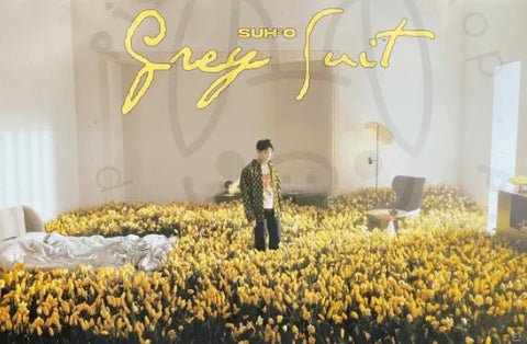 SUHO – Grey Suit [ Color A ] poster - Pig Rabbit Shop Kpop store Spain