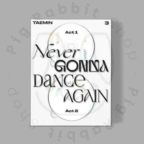 TAEMIN Album Vol.3 - Never Gonna Dance Again (Extended Ver.) - Pig Rabbit Shop Kpop store Spain