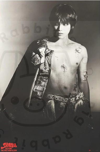 TAEYONG 1ST MINI ALBUM [ SHALALA ] (THORN VER. B) POSTER - Pig Rabbit Shop Kpop store Spain