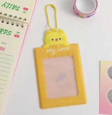 Tarjetero transparente kawaii animals para photocard kpop - Pig Rabbit Shop Kpop store Spain