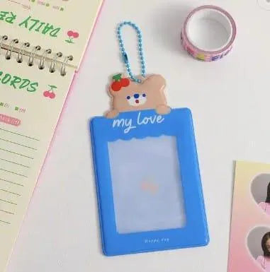 Tarjetero transparente kawaii animals para photocard kpop - Pig Rabbit Shop Kpop store Spain