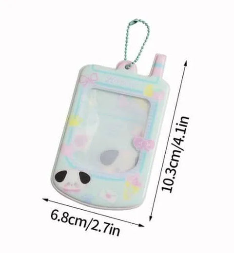 Tarjetero transparente kawaii Hisocute Movil para photocard kpop - Pig Rabbit Shop Kpop store Spain
