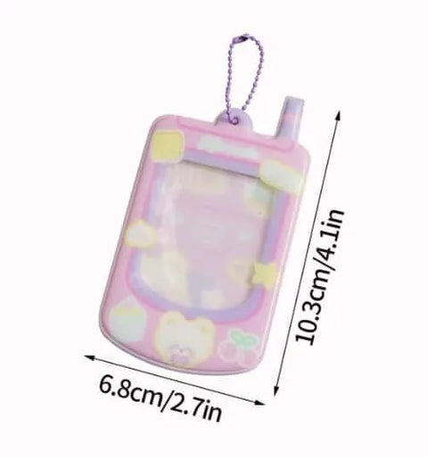 Tarjetero transparente kawaii Hisocute Movil para photocard kpop - Pig Rabbit Shop Kpop store Spain