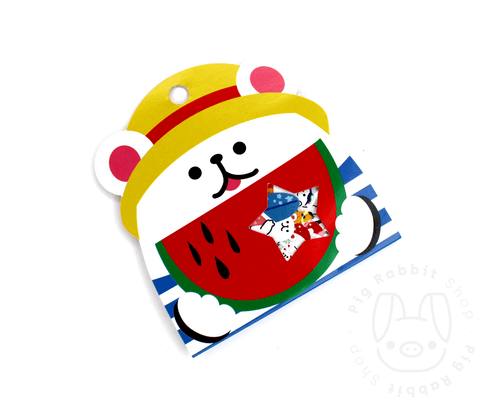 Teddy Watermelon Pack Sticker Beats 70/unidades - Pig Rabbit Shop Kpop store Spain