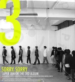 쏘리 쏘리 The 3rd Album - Sorry, Sorry - Pig Rabbit Shop Kpop store Spain