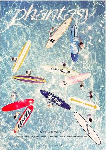 THE BOYZ 2ND ALBUM [ PHANTASY PT.1 CHRISTMAS IN AUGUST ] (GLITTER VER.) POSTER - Pig Rabbit Shop Kpop store Spain