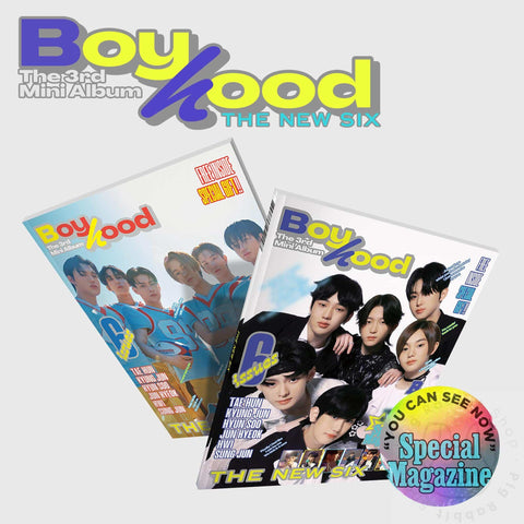 THE NEW SIX (TNX) The 3rd Mini Album - BOYHOOD - Pig Rabbit Shop Kpop store Spain