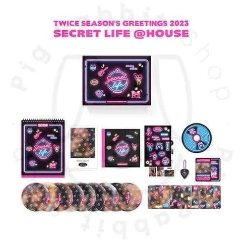 Twice - 2023 Season's Greetings [SECRET LIFE @HOUSE] - Pig Rabbit Shop Kpop store Spain