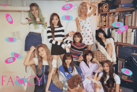 Twice - Fancy you [ 3 ] poster - Pig Rabbit Shop Kpop store Spain