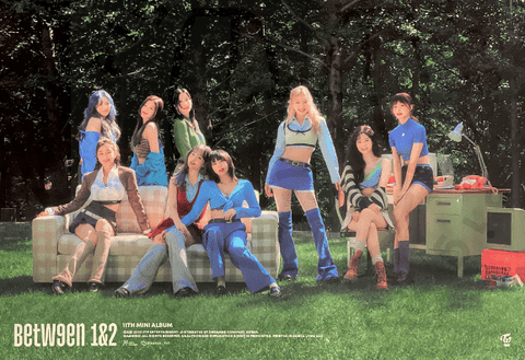 Twice Mini Album Vol. 11 - BETWEEN 1&2 [ Pathfinder ] poster - Pig Rabbit Shop Kpop store Spain