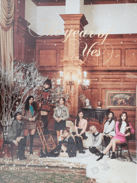 Twice - the year of yes [ b ] poster - Pig Rabbit Shop Kpop store Spain