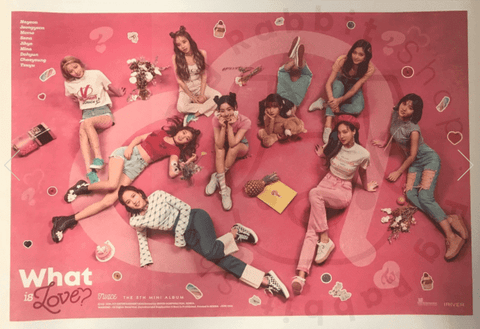 Twice - What is love ? [ 1 ] poster - Pig Rabbit Shop Kpop store Spain