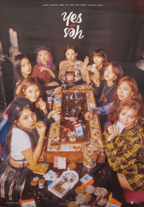 Twice - Yes or yes [ 1 ] poster - Pig Rabbit Shop Kpop store Spain