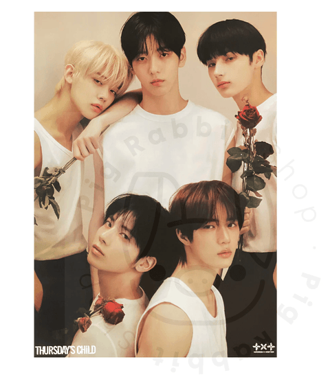 TXT 4TH MINI ALBUM [ MINISODE 2 : THURSDAY'S CHILD ] END VER.) POSTER - Pig Rabbit Shop Kpop store Spain