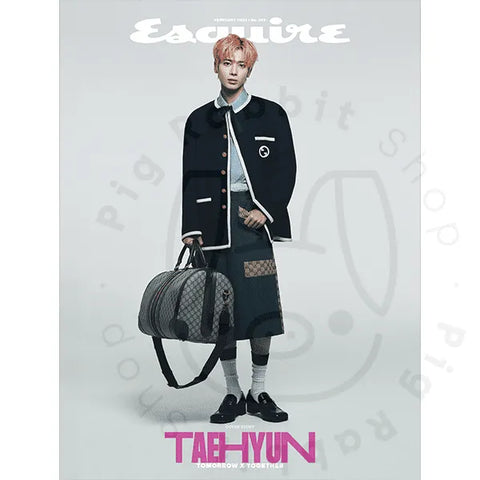 TXT COVER ESQUIRE MAGAZINE 2023 FEBRUARY - Pig Rabbit Shop Kpop store Spain
