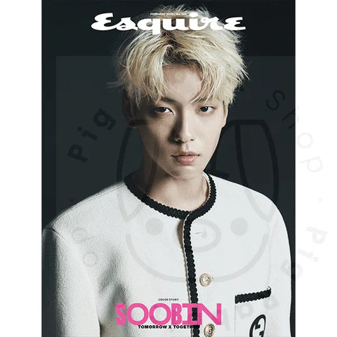 TXT COVER ESQUIRE MAGAZINE 2023 FEBRUARY - Pig Rabbit Shop Kpop store Spain