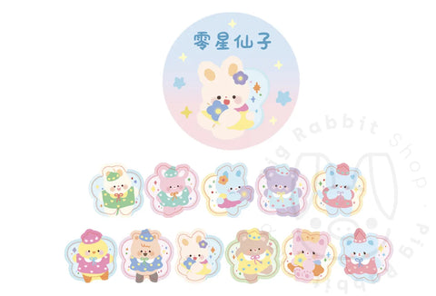 WASHI STICKER FAIRY RABBIT - Pig Rabbit Shop Kpop store Spain