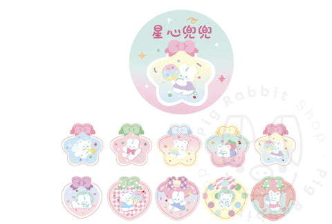 WASHI STICKER STAR RABBIT - Pig Rabbit Shop Kpop store Spain
