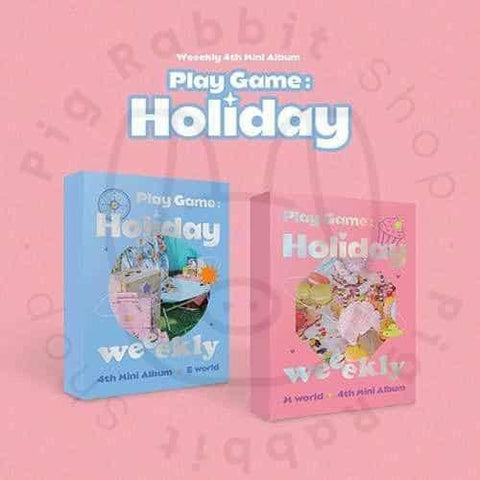 Weeekly Mini Album Vol.4 - Play Game : Holiday - Pig Rabbit Shop Kpop store Spain