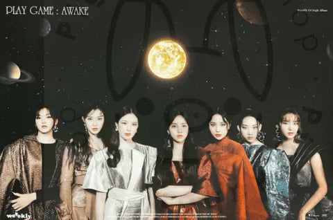 Weeekly – Play Game : AWAKE [ Real self ] poster - Pig Rabbit Shop Kpop store Spain