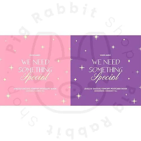Weki Meki DIGITAL SINGLE 'DAZZLE DAZZLE' OFFICIAL MD - CONCEPT POSTCARD BOOK - Pig Rabbit Shop Kpop store Spain