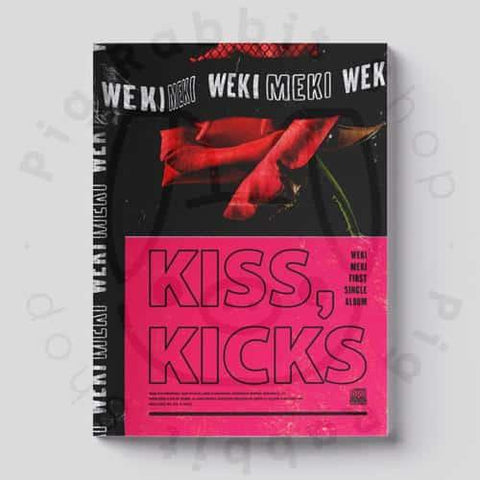 Weki Meki Single Album Vol.1 - KISS, KICKS ( KISS VER.) - Pig Rabbit Shop Kpop store Spain