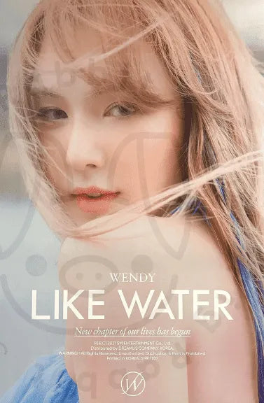 WENDY Mini Album Vol. 1 - Like Water (Case Ver.) [ A ] poster - Pig Rabbit Shop Kpop store Spain