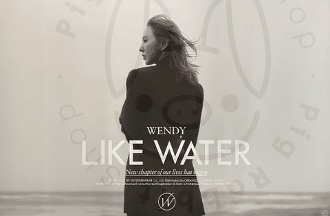 WENDY Mini Album Vol. 1 - Like Water (Case Ver.) [ C ] poster - Pig Rabbit Shop Kpop store Spain