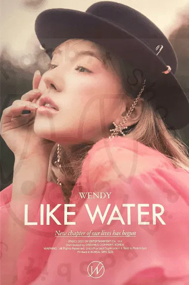 WENDY Mini Album Vol. 1 - Like Water (PhotoBook Ver.) [ A ] poster - Pig Rabbit Shop Kpop store Spain