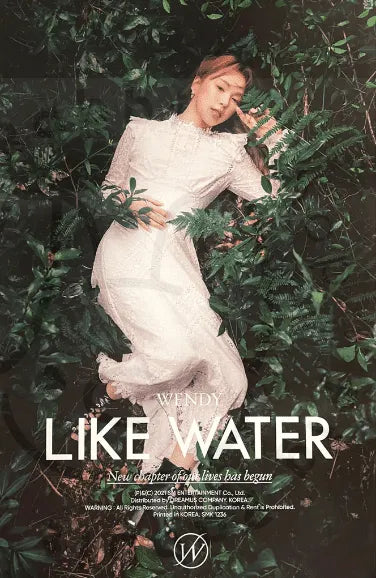WENDY Mini Album Vol. 1 - Like Water (PhotoBook Ver.) [ B ] poster - Pig Rabbit Shop Kpop store Spain