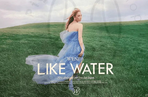 WENDY Mini Album Vol. 1 - Like Water (PhotoBook Ver.) [ C ] poster - Pig Rabbit Shop Kpop store Spain