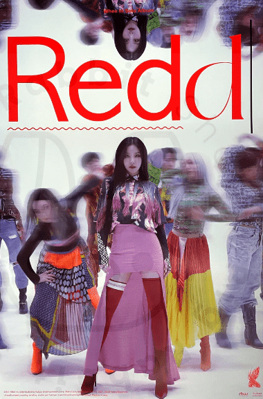 Whee In Mini Album Vol. 1 - Redd [ f ] poster - Pig Rabbit Shop Kpop store Spain