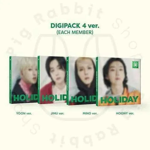 WINNER Mini Album Vol. 4 - HOLIDAY (DIGIPACK Ver.) - Pig Rabbit Shop Kpop store Spain