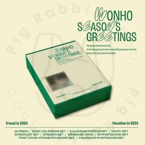 WONHO - 2023-2024 Season's Greetings [Travel In 2023 / Vacation In 2024 ...