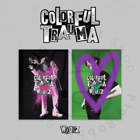 WOODZ Mini Album Vol.4 - COLORFUL TRAUMA - Pig Rabbit Shop Kpop store Spain