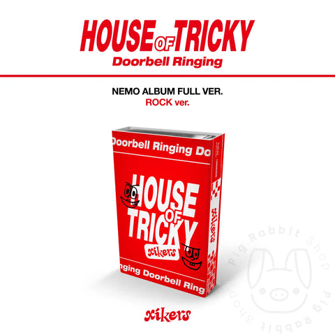 XIKERS1ST MINI ALBUM - HOUSE OF TRICKY : Doorbell Ringing [ROCK ver.] (Nemo Album) - Pig Rabbit Shop Kpop store Spain