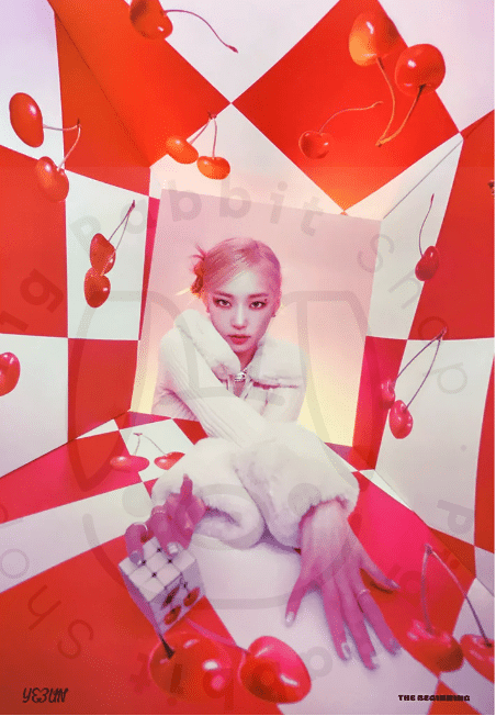 YEEUN - 1ST SINGLE ALBUM (THE BEGINNING) A VER. POSTER - Pig Rabbit Shop Kpop store Spain