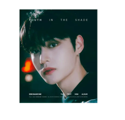 ZEROBASEONE The 1st Mini Album – YOUTH IN THE SHADE [ DIGIPACK VER.] - Pig Rabbit Shop Kpop store Spain