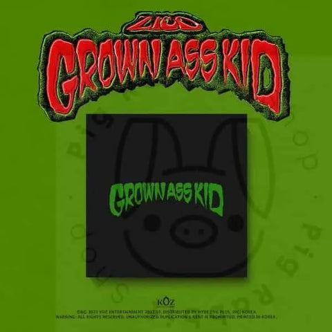 ZICO 4th Mini Album - Grown Ass Kid - Pig Rabbit Shop Kpop store Spain