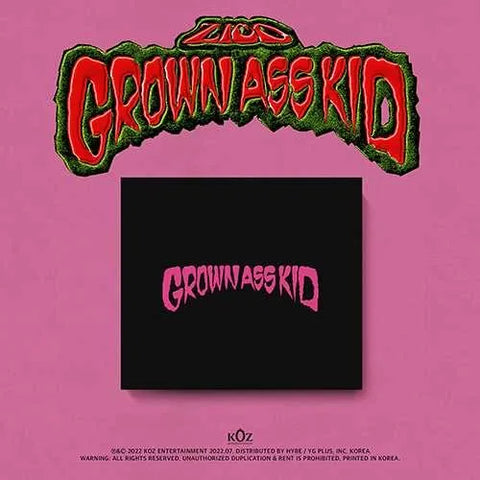 ZICO Mini Album Vol. 4 - Grown Ass Kid (Jewel Ver.) - Pig Rabbit Shop Kpop store Spain